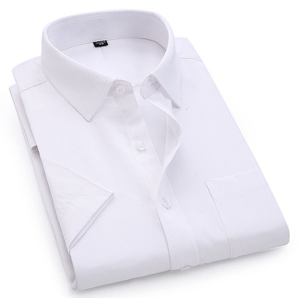 2021 men's casual short sleeved twill white blue pink male shirt for men social brand shirts 4xl 5xl 6xl 8xl, White;black
2021 men's casual short sleeved twill white blue pink male shirt for men social brand shirts 4xl 5xl 6xl 8xl, White;black