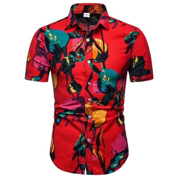 casual flower shirts pattern hawaiian lapel print short sleeve shirt mens trend summer mens shirt, White;black
casual flower shirts pattern hawaiian lapel print short sleeve shirt mens trend summer mens shirt, White;black