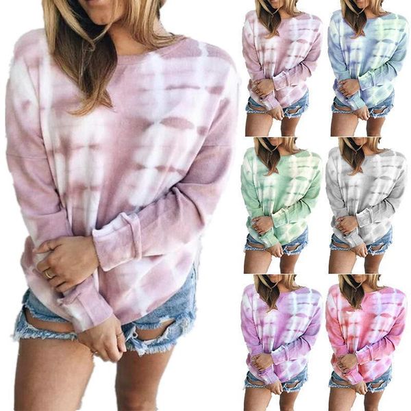 new casual women t-shirt long sleeve loose printed tie dye basic cotton tshirt womens clothing autumn winter t shirt femme1, White
new casual women t-shirt long sleeve loose printed tie dye basic cotton tshirt womens clothing autumn winter t shirt femme1, White