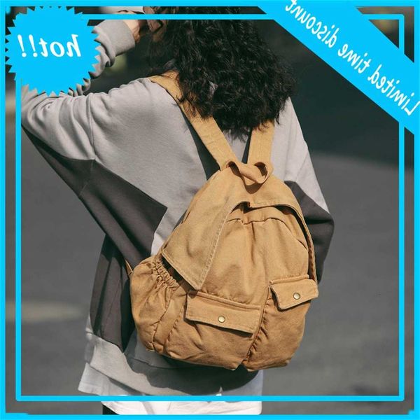 2020 spring new canvas bag women's korean high capacity pure color simple couple backpack
2020 spring new canvas bag women's korean high capacity pure color simple couple backpack