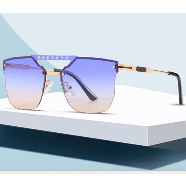 vintage rimless square sunglasses women fashion design gradient shades glasses fashion metal sun glasses for female, White;black
vintage rimless square sunglasses women fashion design gradient shades glasses fashion metal sun glasses for female, White;black