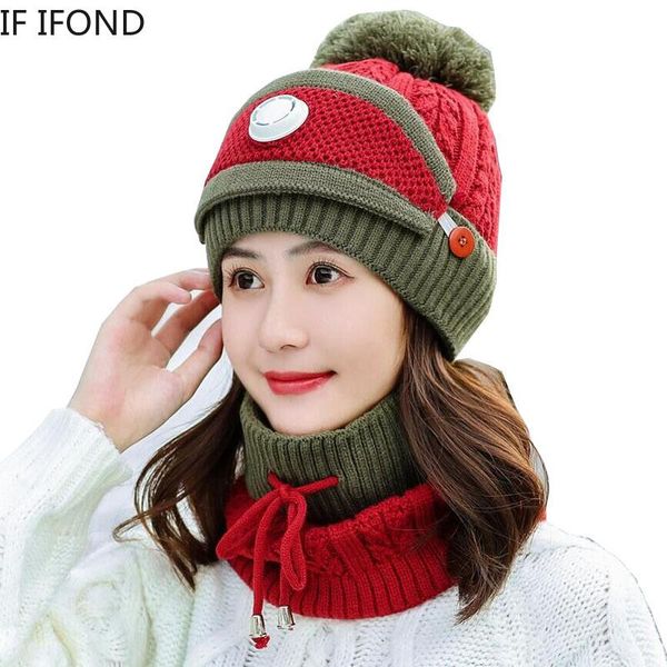 2020 women's mask three pieces hat scarf set beanie cap thick warm knitted hat winter cycling fashion hats, Blue;gray
2020 women's mask three pieces hat scarf set beanie cap thick warm knitted hat winter cycling fashion hats, Blue;gray