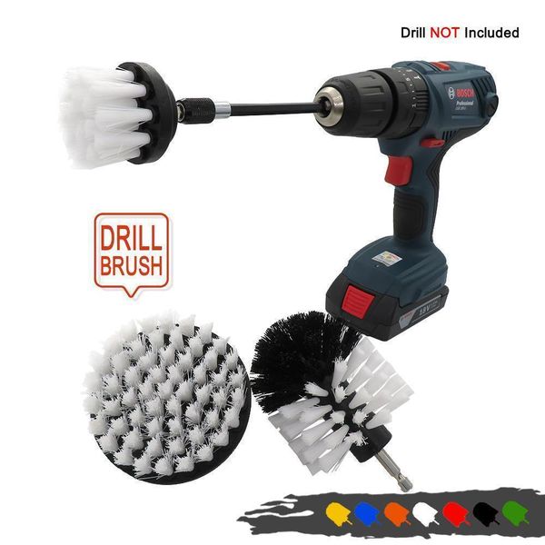 4pcs/set drill power scrub clean brush electric drill brush kit with extension for cleaning car, seat, carpet, upholstery q jllifb
4pcs/set drill power scrub clean brush electric drill brush kit with extension for cleaning car, seat, carpet, upholstery q jllifb