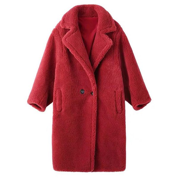 women's fur & faux now 2021 teddy coat long women lamb 5 color thick m style, Black
women's fur & faux now 2021 teddy coat long women lamb 5 color thick m style, Black