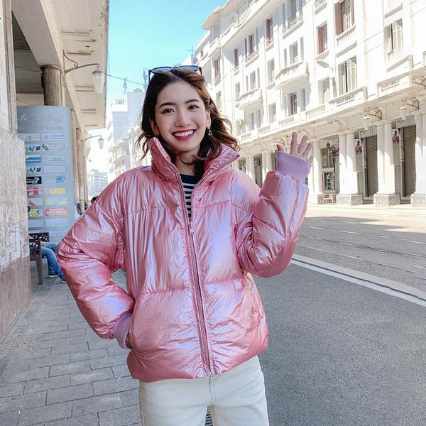 winter jacket women stand collar warm thicken fashion short glossy parka coat 2021 new, Black
winter jacket women stand collar warm thicken fashion short glossy parka coat 2021 new, Black