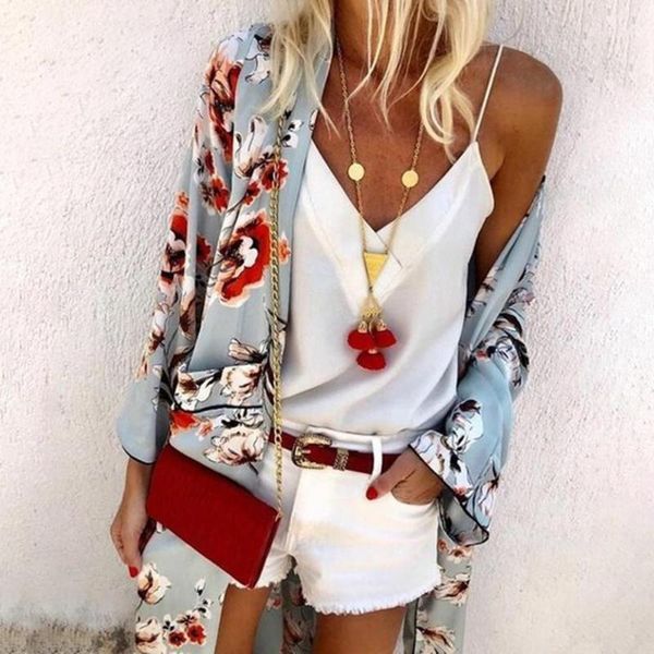 long kimono mujer women's blouse fashion boho print sunscreen sheer loose summer cardigan beachwear cover up blusas mujer1, White
long kimono mujer women's blouse fashion boho print sunscreen sheer loose summer cardigan beachwear cover up blusas mujer1, White