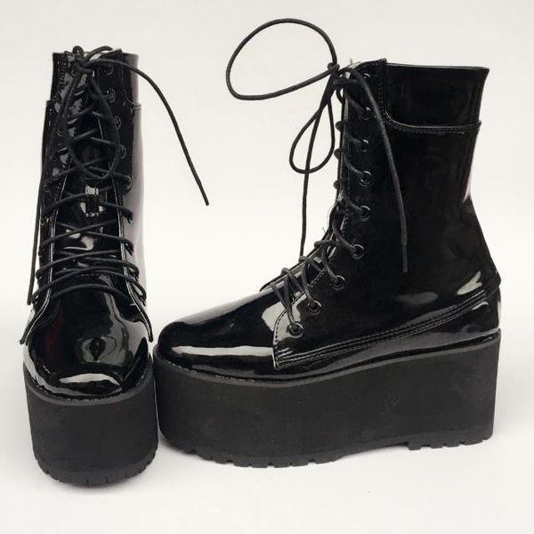 boots princess sweet punk shoes summer fashion muffin european and american personality practical shopping women an51951, Black
boots princess sweet punk shoes summer fashion muffin european and american personality practical shopping women an51951, Black