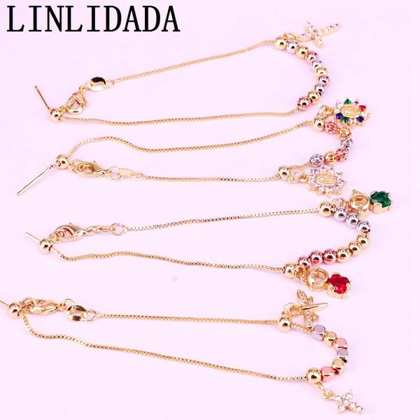 10pcs design cz zircon insect cross charm micro pave adjustable chain charm bracelets j1211, Black
10pcs design cz zircon insect cross charm micro pave adjustable chain charm bracelets j1211, Black
