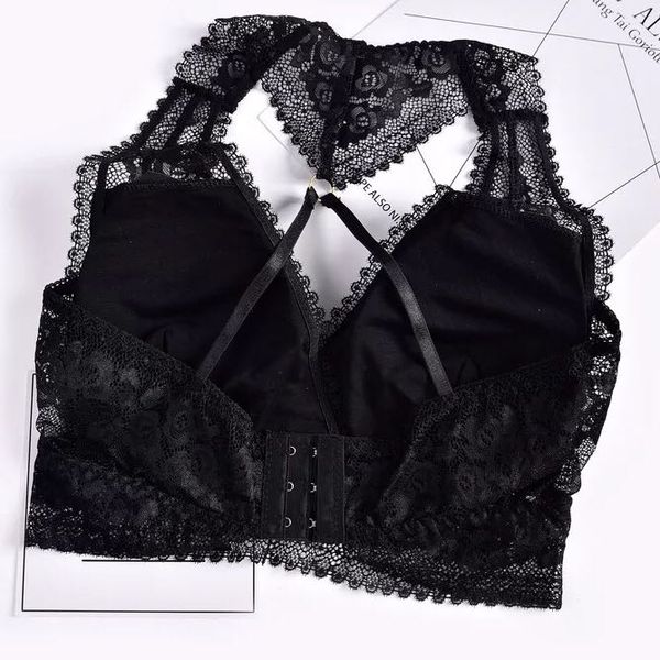 3Pieces/Lot Sexy Women Lace Underwear Brassiere Femme Vest Bra Sexy Lingerie Wire Free Push Up Bras, Black
3Pieces/Lot Sexy Women Lace Underwear Brassiere Femme Vest Bra Sexy Lingerie Wire Free Push Up Bras, Black