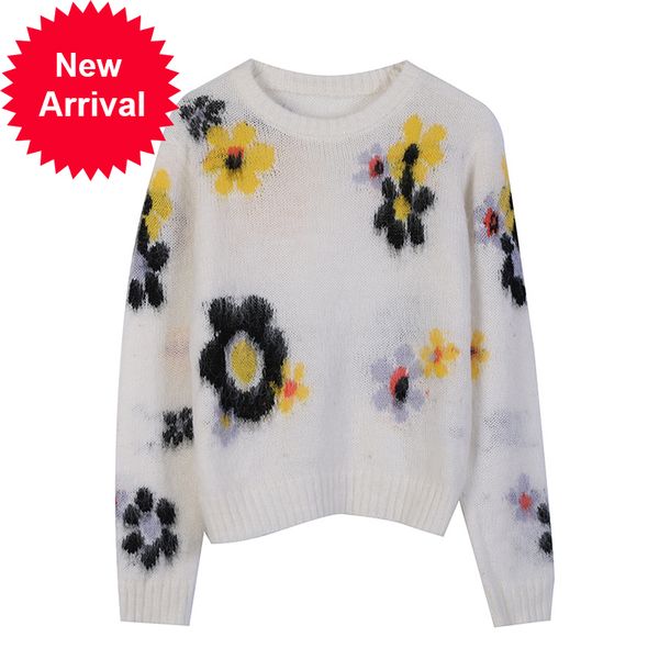 female sweater vest track 2020 fall fashion thin around the floral neck loose mohair sweaters ladies jumper b-081, White;black
female sweater vest track 2020 fall fashion thin around the floral neck loose mohair sweaters ladies jumper b-081, White;black