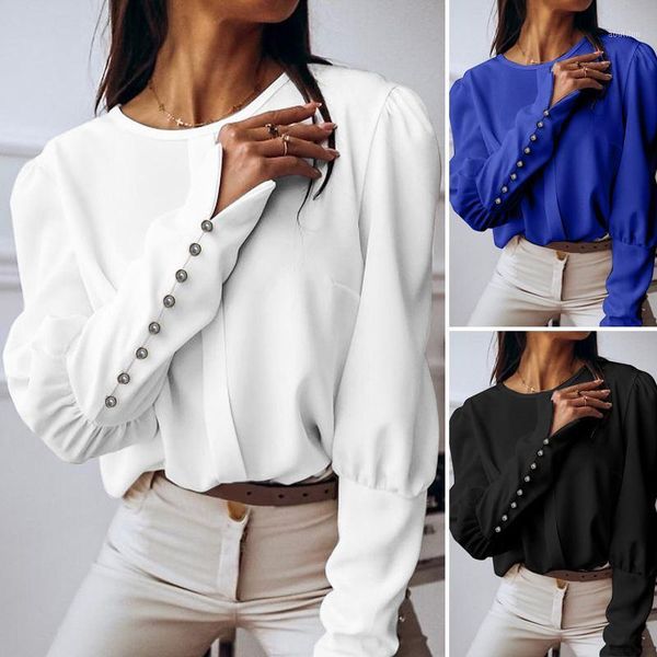 women's blouses & shirts plus size fashion o neck tunic women's blouse zanzea 2021 spring casual button work blusas female puff sl, White
women's blouses & shirts plus size fashion o neck tunic women's blouse zanzea 2021 spring casual button work blusas female puff sl, White