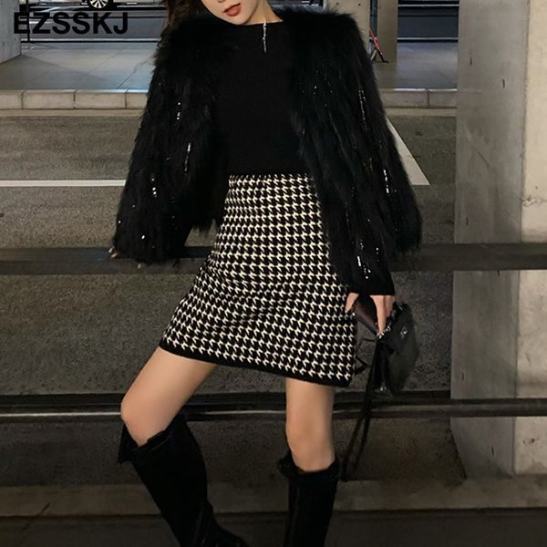 fashion houndstooth high waist autumn winter badycon mini women female short a-line skirt 201111, Black
fashion houndstooth high waist autumn winter badycon mini women female short a-line skirt 201111, Black