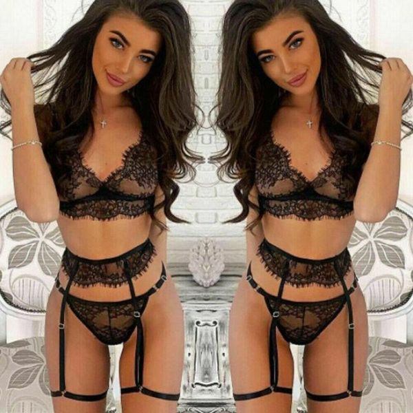 2020 women lace lingerie babydoll seethrough wireless bra set g-string underwear nightwear bra brief sets s-2xl1, Red;black
2020 women lace lingerie babydoll seethrough wireless bra set g-string underwear nightwear bra brief sets s-2xl1, Red;black