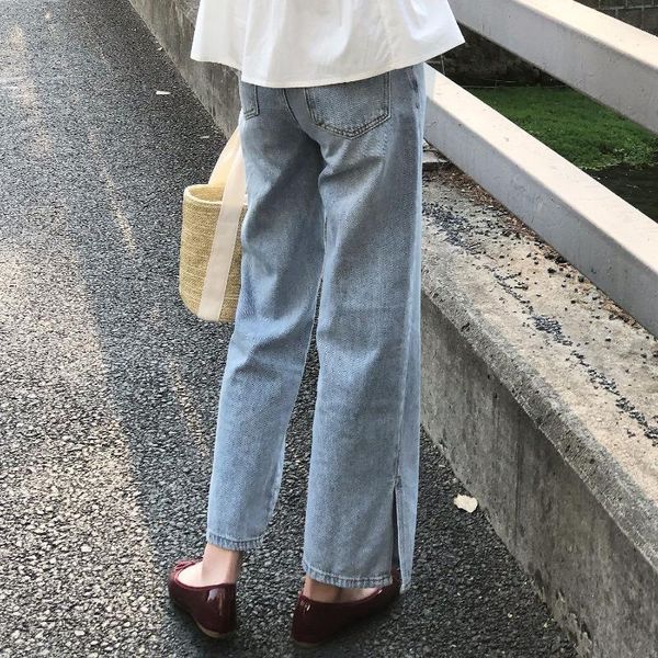 2020 spring summer new fashion women's jeans simple casual wide-leg pants loose high waist thin jeans female1, Blue
2020 spring summer new fashion women's jeans simple casual wide-leg pants loose high waist thin jeans female1, Blue