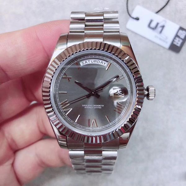 2020 mens watch day date gray rome number big date automatic mechanics watch men sapphire glass stainless steel mens watch, Slivery;brown
2020 mens watch day date gray rome number big date automatic mechanics watch men sapphire glass stainless steel mens watch, Slivery;brown