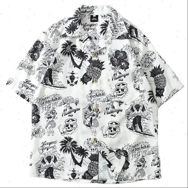 2021 summer men hip hop shirt streetwear men hawaiian shirts graffiti skull harajuku summer beach shirt casual, White;black
2021 summer men hip hop shirt streetwear men hawaiian shirts graffiti skull harajuku summer beach shirt casual, White;black