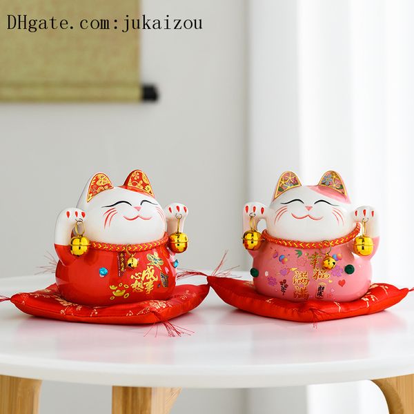 5 inch ceramic japan eight real money lucky cat ceramic ornament cute fat happy maneki neko piggy bank for home decor toy gift d1033, Black
5 inch ceramic japan eight real money lucky cat ceramic ornament cute fat happy maneki neko piggy bank for home decor toy gift d1033, Black