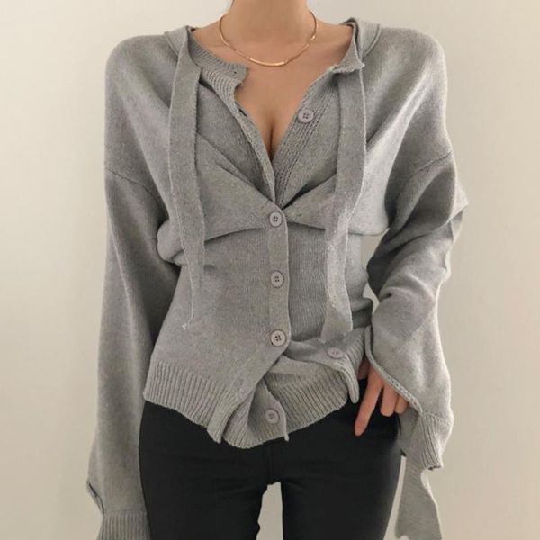women's knits & tees autumn elegant 2021 single breasted slim irregular long sleeve women sweater cardigans clothes fashion, White
women's knits & tees autumn elegant 2021 single breasted slim irregular long sleeve women sweater cardigans clothes fashion, White