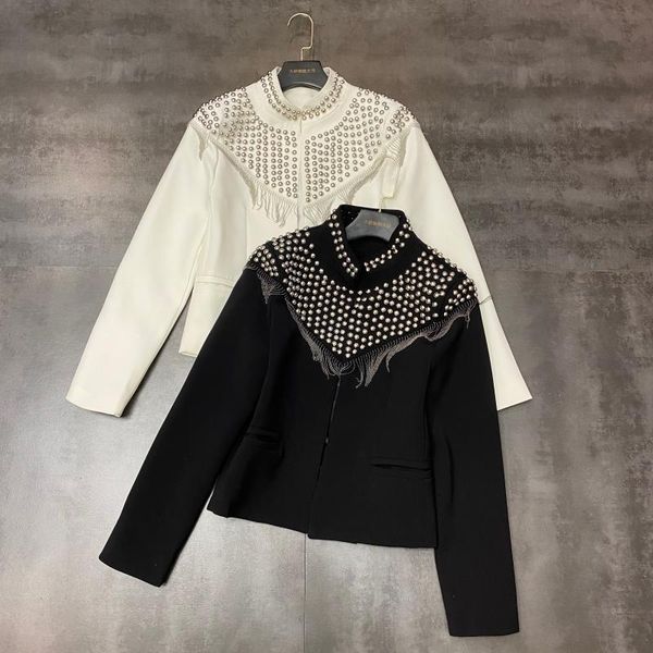 2020 celebrity in new the spring of heavy metal rivets chain necklace woman's coat suit 2nn9, Black;brown
2020 celebrity in new the spring of heavy metal rivets chain necklace woman's coat suit 2nn9, Black;brown
