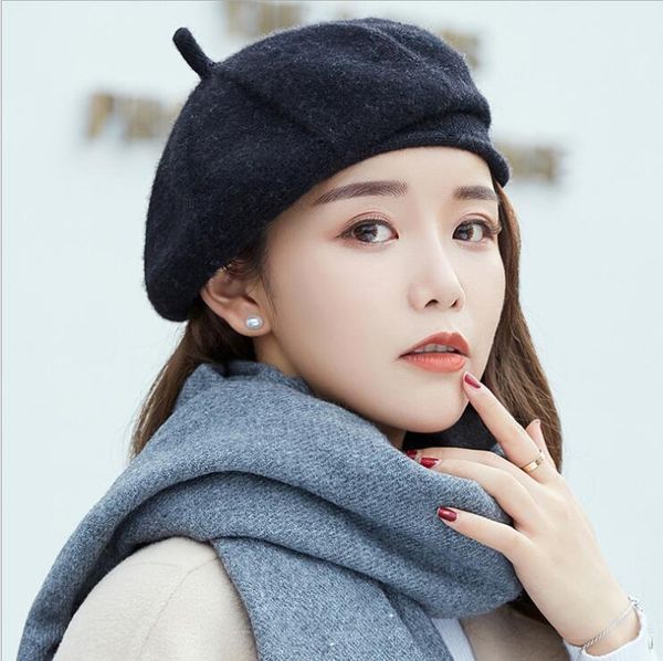 beanie/skull caps korean version of the trendy wool niberet hat ladies autumn and winter wild fashion forward british painter female, Blue;gray
beanie/skull caps korean version of the trendy wool niberet hat ladies autumn and winter wild fashion forward british painter female, Blue;gray