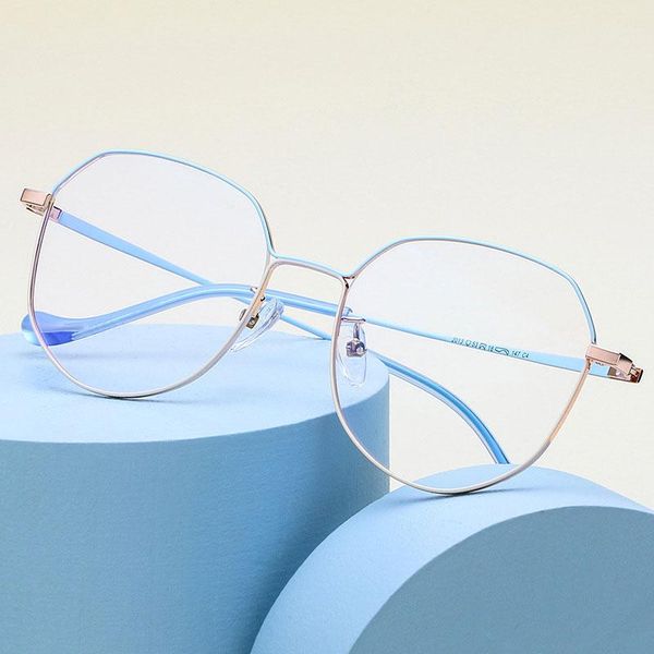 fashion sunglasses frames the trend metal flat mirror personality retro glasses art can be equipped with myopia frame., Black
fashion sunglasses frames the trend metal flat mirror personality retro glasses art can be equipped with myopia frame., Black