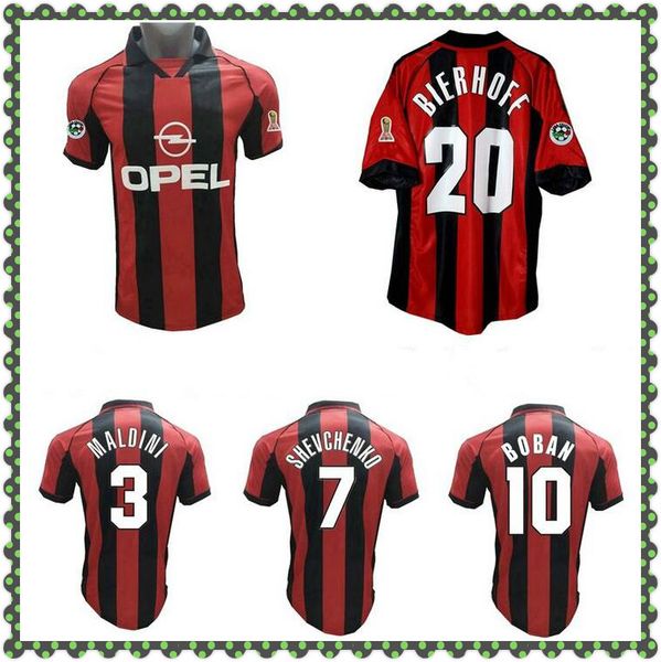 1998 1999 bierhoff weah shevchenko boban gattuso retro soccer jersey 98 00 maldini ambrosini classic vintage football shirt, Black;yellow
1998 1999 bierhoff weah shevchenko boban gattuso retro soccer jersey 98 00 maldini ambrosini classic vintage football shirt, Black;yellow