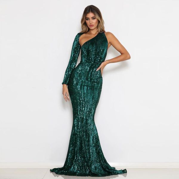 one shoulder backless hollow out evening gown green one sleeve stretchy long prom dress maxi dress1, White;black
one shoulder backless hollow out evening gown green one sleeve stretchy long prom dress maxi dress1, White;black