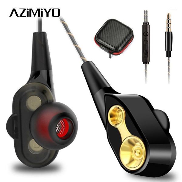 azimiyo dr2 wired earphone high bass double unit drive hifi earphone with microphone for music headset earbud auriculares1
azimiyo dr2 wired earphone high bass double unit drive hifi earphone with microphone for music headset earbud auriculares1