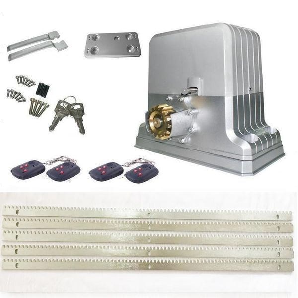 electrical sliding gate opener motor engine 1800kg 3200lbs with 5m steel racks 1 pcell 1 lamp with 4 remote controllers
electrical sliding gate opener motor engine 1800kg 3200lbs with 5m steel racks 1 pcell 1 lamp with 4 remote controllers