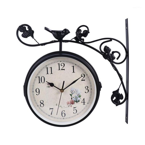 wall clocks 1 pc european-style double-sided clock creative classic iron (no battery)1
wall clocks 1 pc european-style double-sided clock creative classic iron (no battery)1