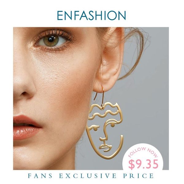 dangle & chandelier enfashion classic face earrings gold color silhouette earings big drop for women long earring jewelry brincos, Silver
dangle & chandelier enfashion classic face earrings gold color silhouette earings big drop for women long earring jewelry brincos, Silver