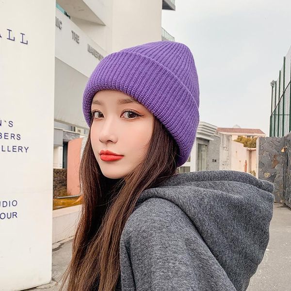 beanie/skull caps 2021 winter solid color wool knit beanie women fashion casual hat warm female soft thicken hedging cap bonnet ski, Blue;gray
beanie/skull caps 2021 winter solid color wool knit beanie women fashion casual hat warm female soft thicken hedging cap bonnet ski, Blue;gray