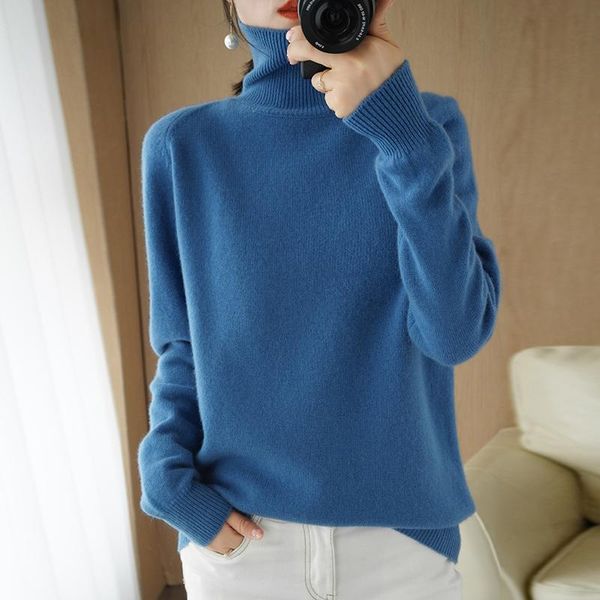 women's sweaters turtleneck sweater 100% pure wool 2021 autumn and winter loose short pullover knitted, White;black
women's sweaters turtleneck sweater 100% pure wool 2021 autumn and winter loose short pullover knitted, White;black