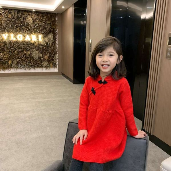 skirt girls' qipao year 2020 children's new tang winter chine hanfu foreign sle wool drs, Red;yellow
skirt girls' qipao year 2020 children's new tang winter chine hanfu foreign sle wool drs, Red;yellow