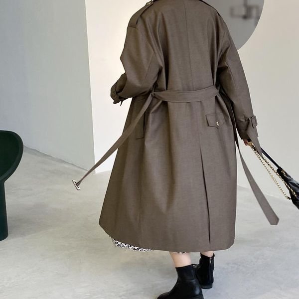 quality deep chuan han edition long with dust coat female new winter leisure classic 8155 double-breasted coat, Tan;black
quality deep chuan han edition long with dust coat female new winter leisure classic 8155 double-breasted coat, Tan;black