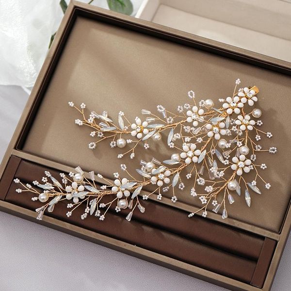 new wedding bride tiaras crown headband hair comb clips hair accessories jewelry for women pearl flower hairband, Golden;silver
new wedding bride tiaras crown headband hair comb clips hair accessories jewelry for women pearl flower hairband, Golden;silver