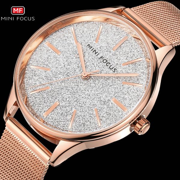 minifocus casual women watches quartz watch fashion starry sky dial rose golden mesh strap brand luxury wristwatches relogio, Slivery;brown
minifocus casual women watches quartz watch fashion starry sky dial rose golden mesh strap brand luxury wristwatches relogio, Slivery;brown
