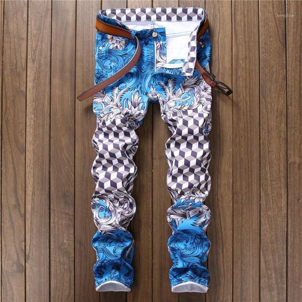 or pattern printed jeans male personality, cultivate morality fashion club alternative leisure personality long pants1, Blue
or pattern printed jeans male personality, cultivate morality fashion club alternative leisure personality long pants1, Blue