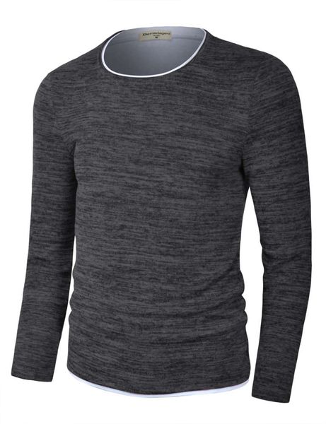 custom new trending cotton polyester knit fitted men sweater8uy, Black