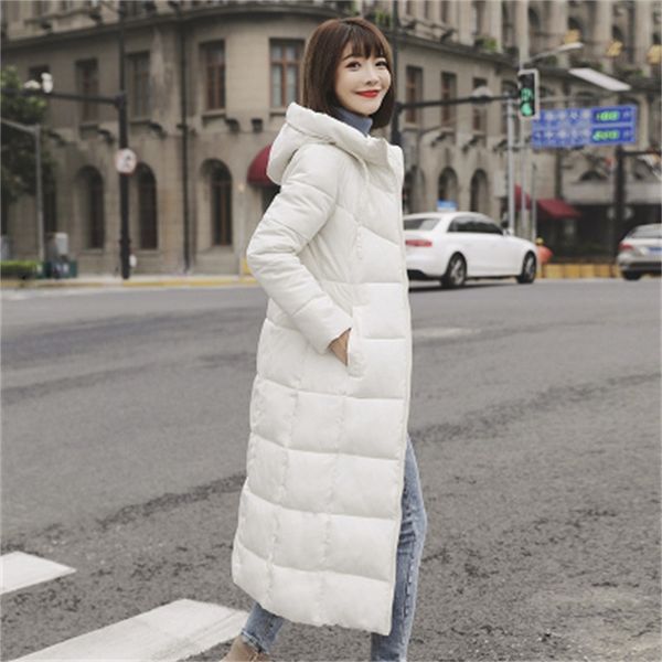 long with hood thicken thin down coats casual women solid pockets winter cotton outwear feminine plus size jacket m2bz, Black
long with hood thicken thin down coats casual women solid pockets winter cotton outwear feminine plus size jacket m2bz, Black