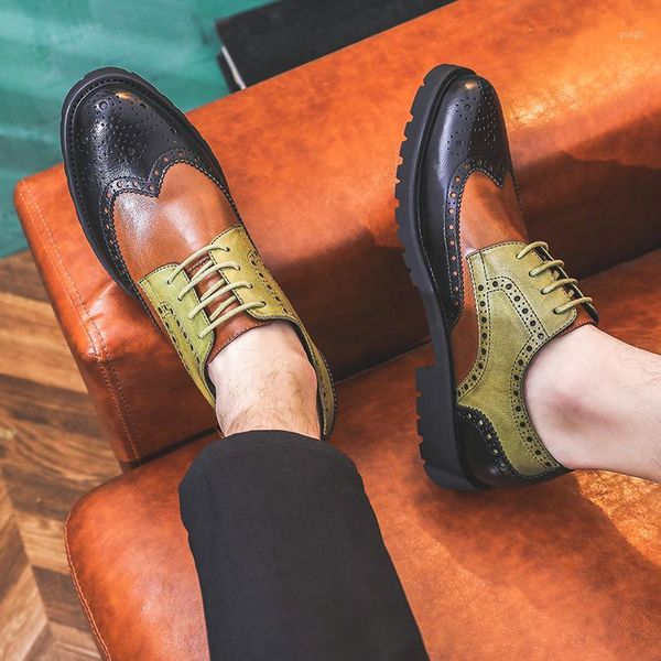 misalwa men's social leather brogue dress shoe spring autum england style formal oxford shoes comfort business zapatos hombre1, Black
misalwa men's social leather brogue dress shoe spring autum england style formal oxford shoes comfort business zapatos hombre1, Black