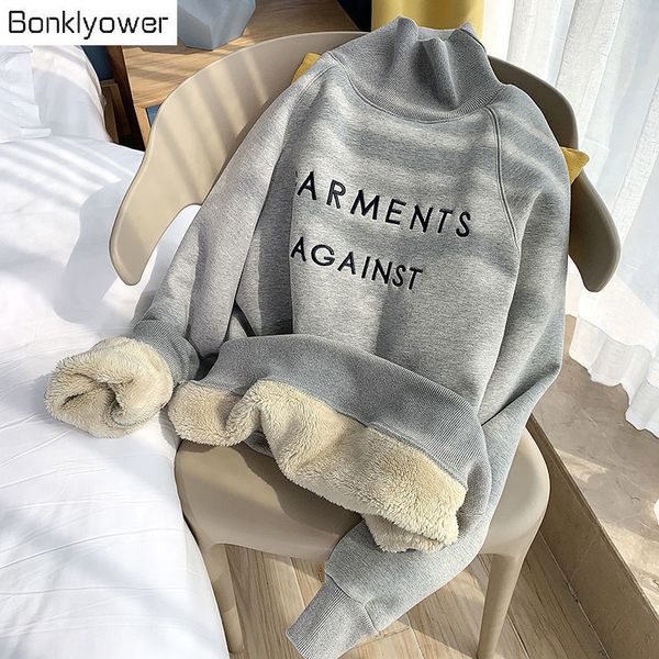 autumn winter 2020 new ins plush sweater looks thin and loose, high collar pullover jacket korean version student trend, Black
autumn winter 2020 new ins plush sweater looks thin and loose, high collar pullover jacket korean version student trend, Black