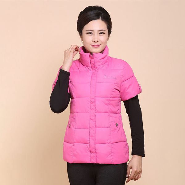 winter vest women 22 colors cotton padded lightweight vest for women stand collar quilted gilet with zip pockets plus size lj201204, Black;white
winter vest women 22 colors cotton padded lightweight vest for women stand collar quilted gilet with zip pockets plus size lj201204, Black;white