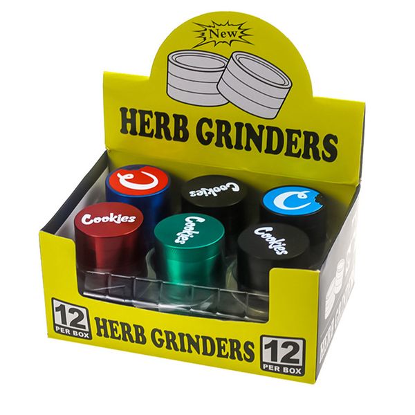 DHL Ship Cookies Grinder California Vape Packaging 4 Layers Zinc Alloy Rainbow Herb Grinders 40*35mm Tobacco Accessories FY2457
DHL Ship Cookies Grinder California Vape Packaging 4 Layers Zinc Alloy Rainbow Herb Grinders 40*35mm Tobacco Accessories FY2457