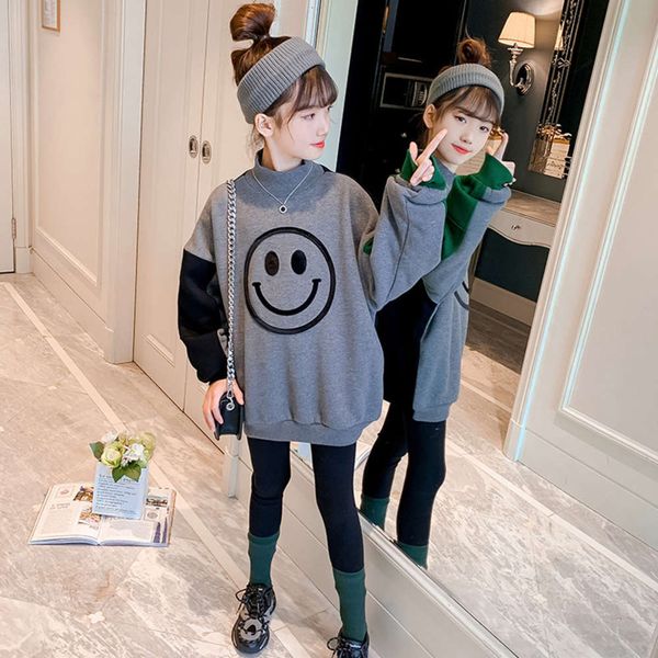 2020 new korean children's girls' autumn and winter thickened base shirt, Black
2020 new korean children's girls' autumn and winter thickened base shirt, Black