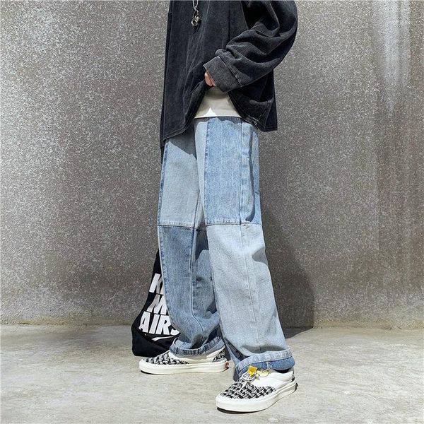 neploha men's korean streetwear vintage quality jeans 2020 autumn winter new woman fashion harajuku straight hip hop pants1, Blue
neploha men's korean streetwear vintage quality jeans 2020 autumn winter new woman fashion harajuku straight hip hop pants1, Blue