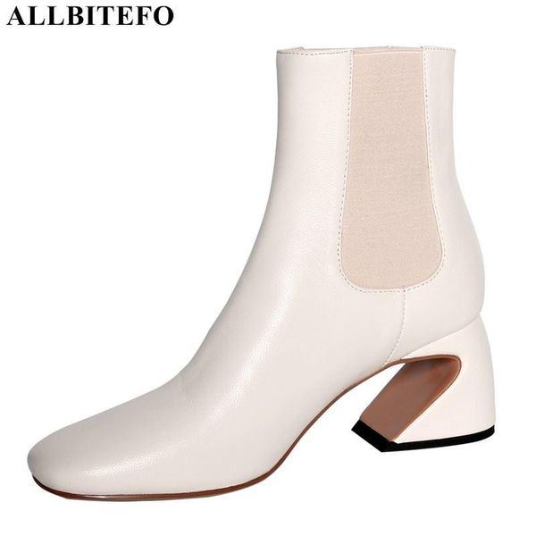 allbitefo soft natural genuine leather women boots fashion women high heel shoes ankle boots for woman autumn motocycle, Black
allbitefo soft natural genuine leather women boots fashion women high heel shoes ankle boots for woman autumn motocycle, Black