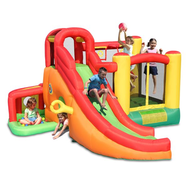 household inflatable bounce castle jumper bouncer house with 450w blower inflatable ball pit slide toss game for kids outdoor party play fun
household inflatable bounce castle jumper bouncer house with 450w blower inflatable ball pit slide toss game for kids outdoor party play fun