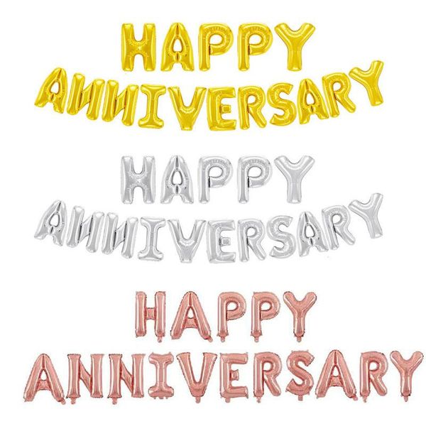 party decoration 16pcs/lot gold silver happy anniversary letter balloons banner round balloon decorations globos
party decoration 16pcs/lot gold silver happy anniversary letter balloons banner round balloon decorations globos