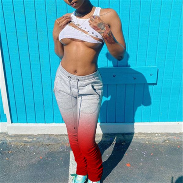 women gradient pile of pants fashion trend high waist pleated drawstring sweatpants designer spring female new casual elasticated pants, Black;white
women gradient pile of pants fashion trend high waist pleated drawstring sweatpants designer spring female new casual elasticated pants, Black;white